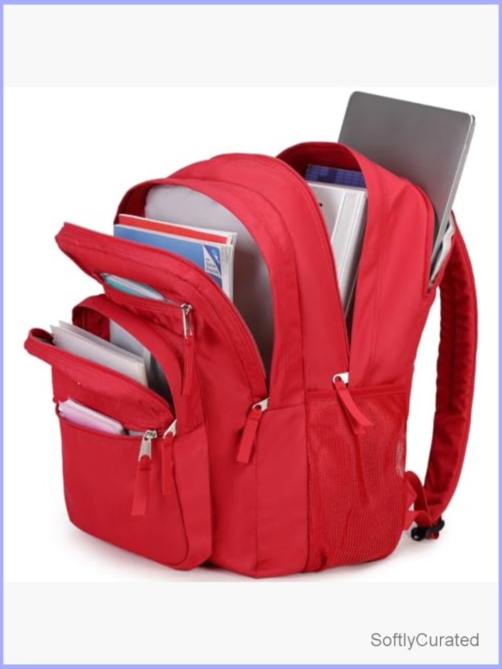 34L Laptop Backpack Water-Resistant School Bookbag Travel Daypack - Picture 3 of 6